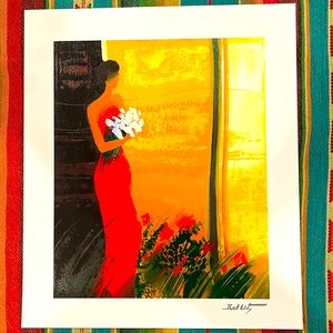 Emile Bellet - Pleime Floraison - seriolithograph